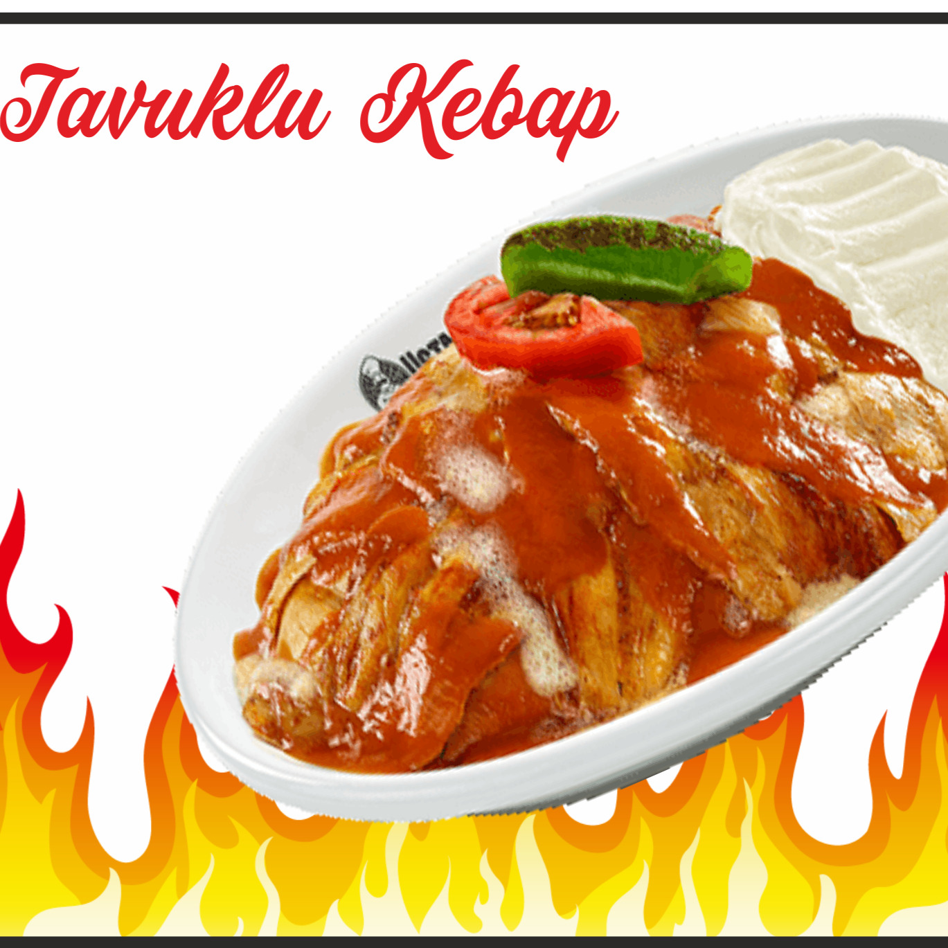 Tavuklu Bursa Kebabı ( 1 Porsiyon )