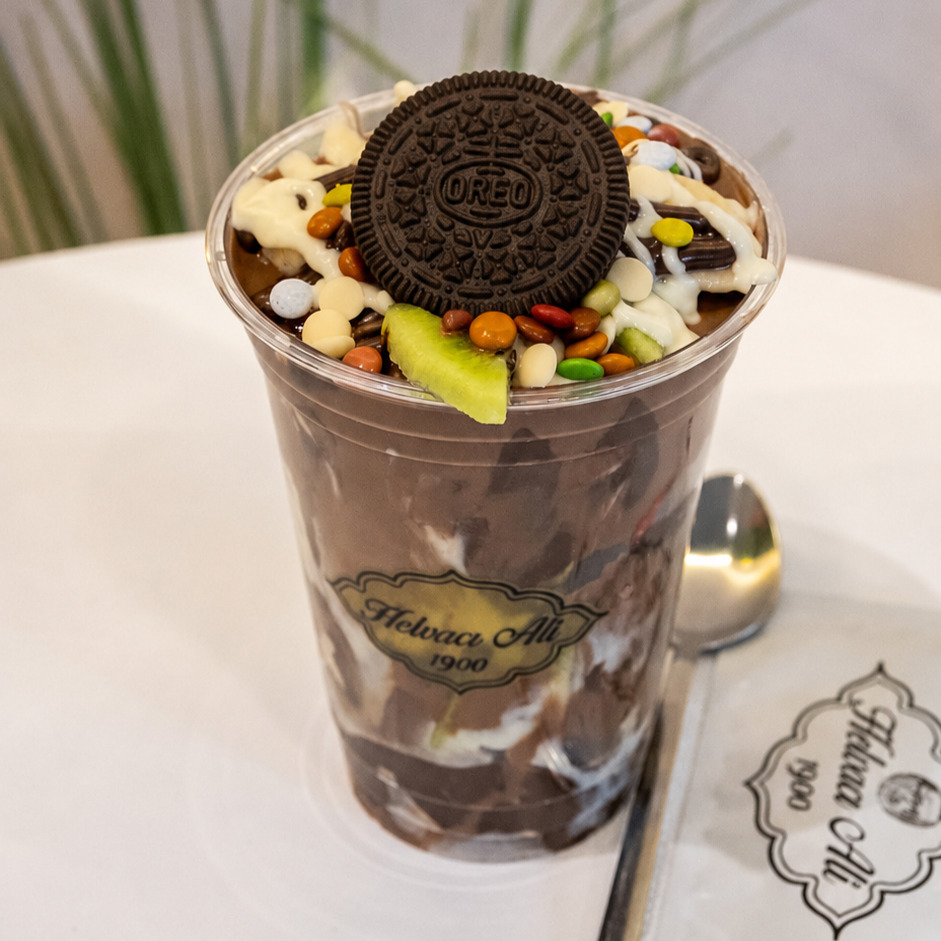 Oreolu Bardak Waffle Küçük Boy