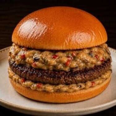 Patlıcan Soslu Burger (Menü)