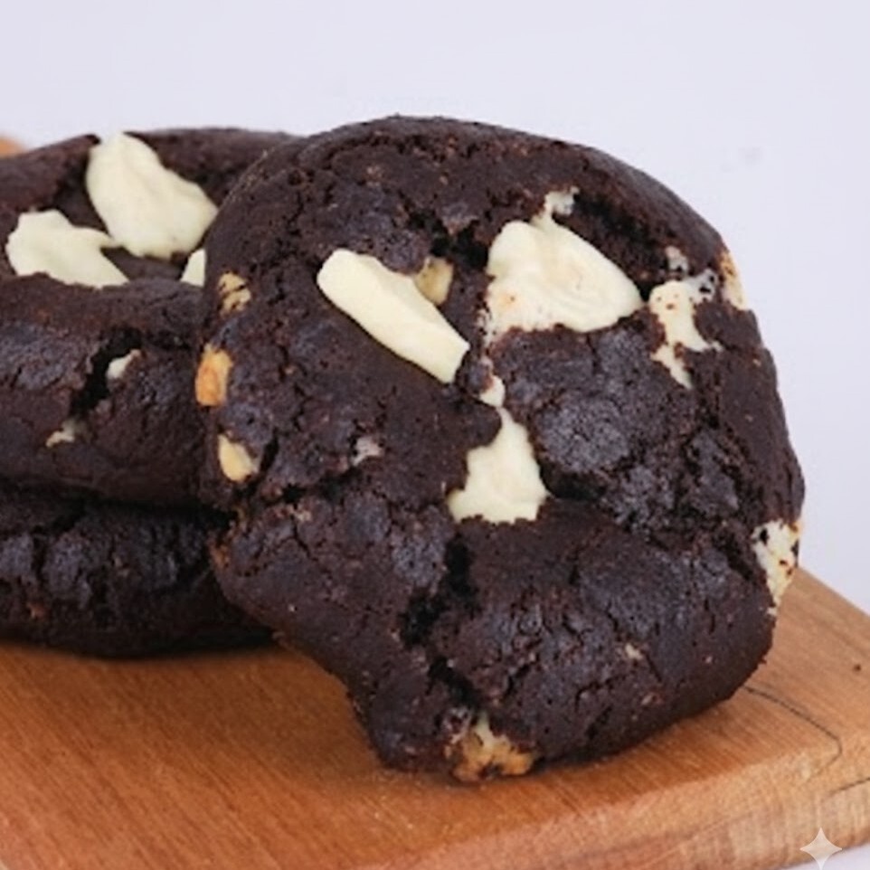 Beyaz Çikolatalı Kakaolu Cookie (90 gr)