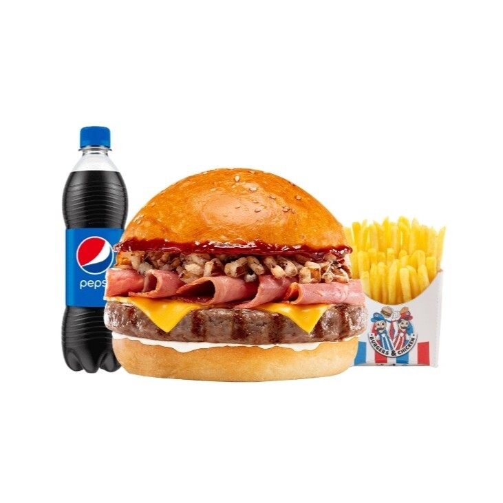 Super Smoked Burger Menü