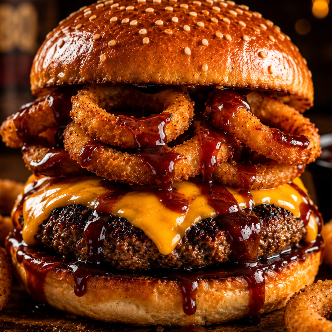 Onion Ring Burger
