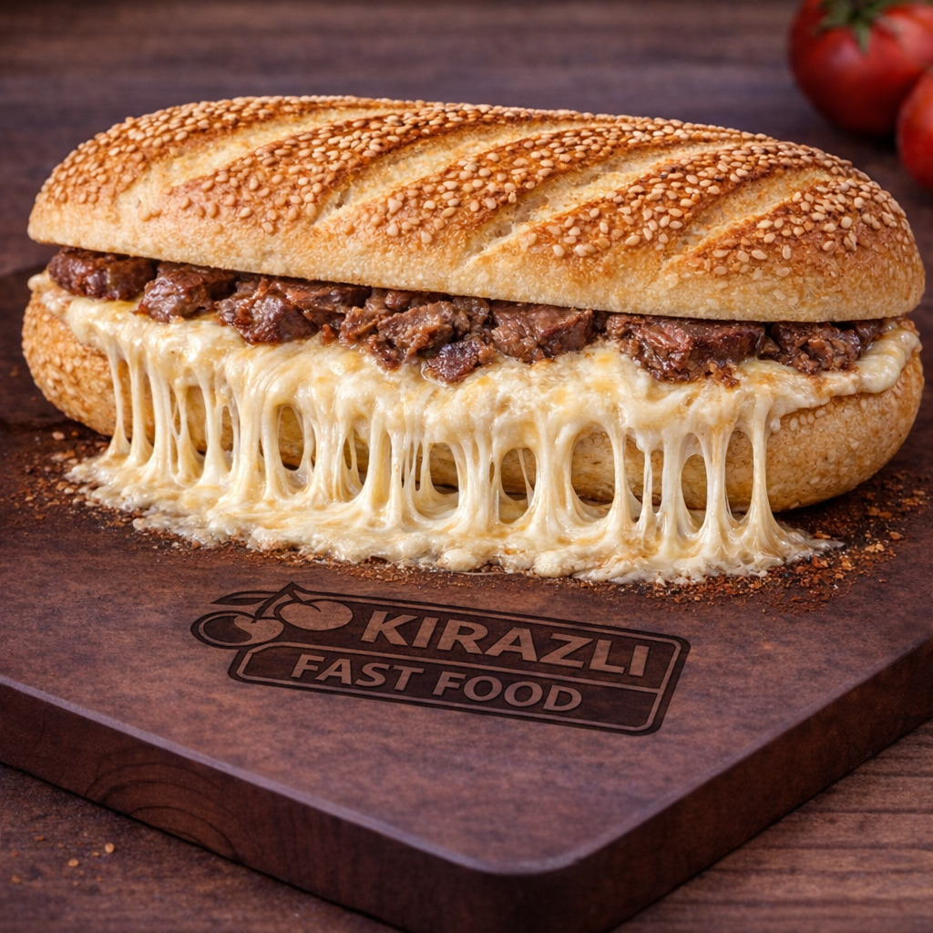 Kavurmalı Kaşarlı Tost