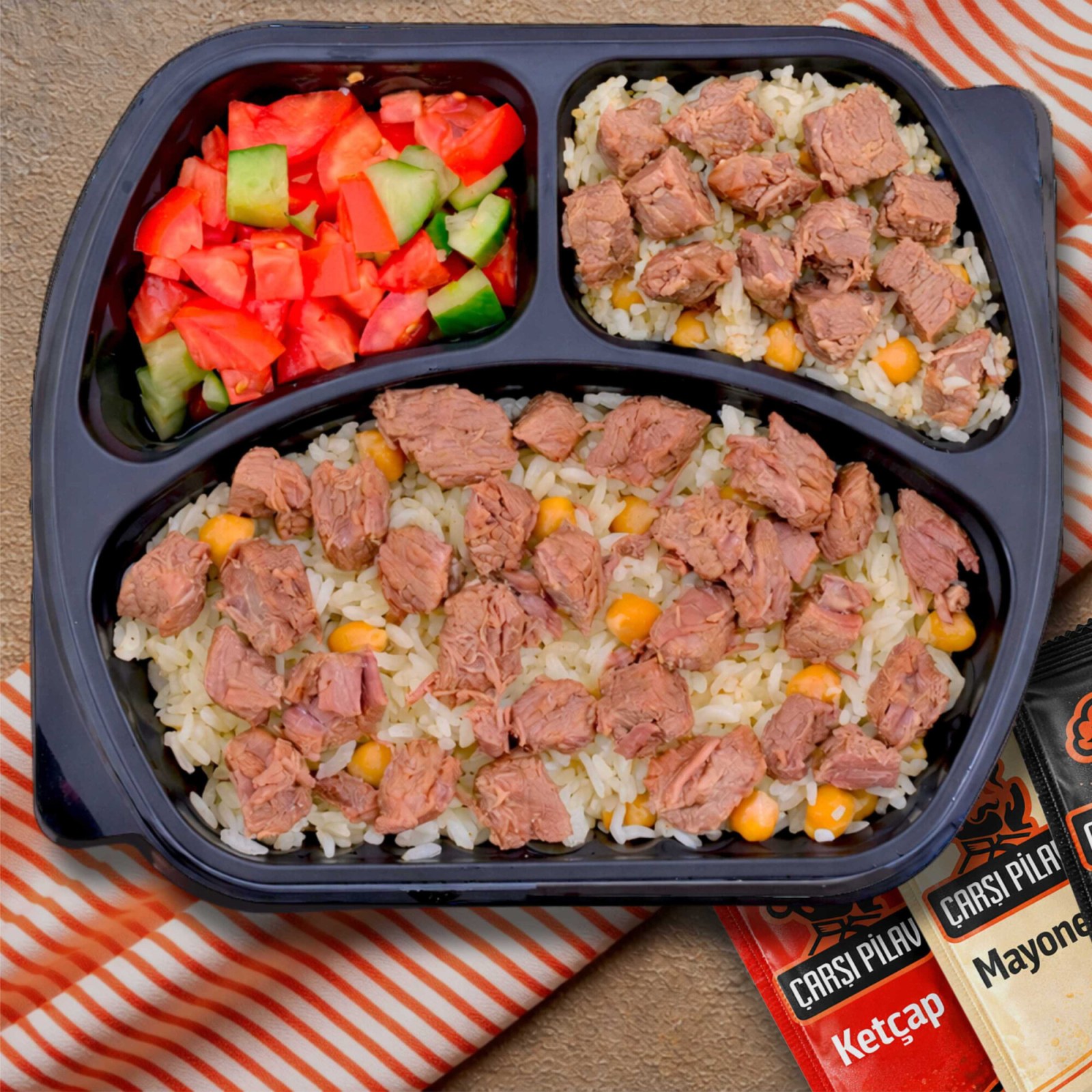1.5 Kavurmalı Pilav