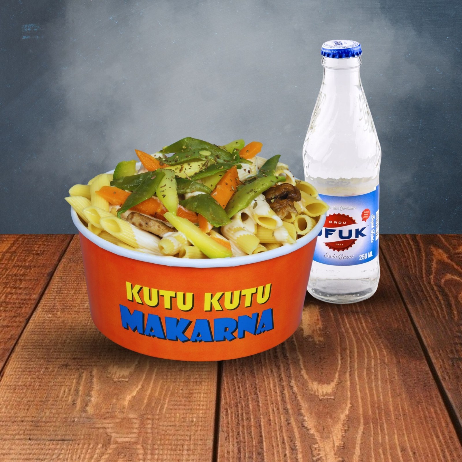 Sebzeli Penne + Gazoz