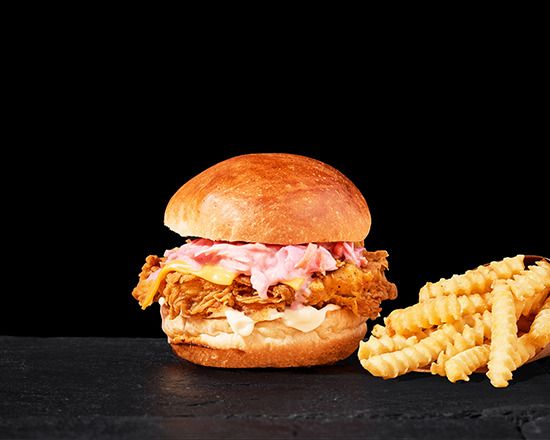 Queen Tavuk Burger & Patates Kızartması