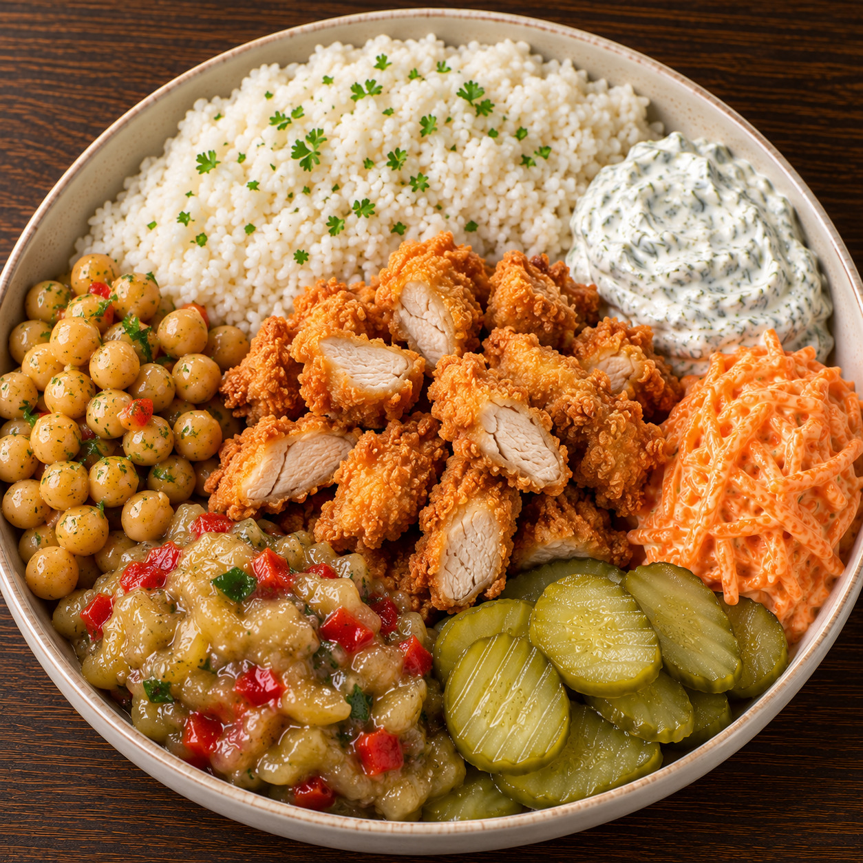 Çıtır Tavuklu (Cajun) Bowl