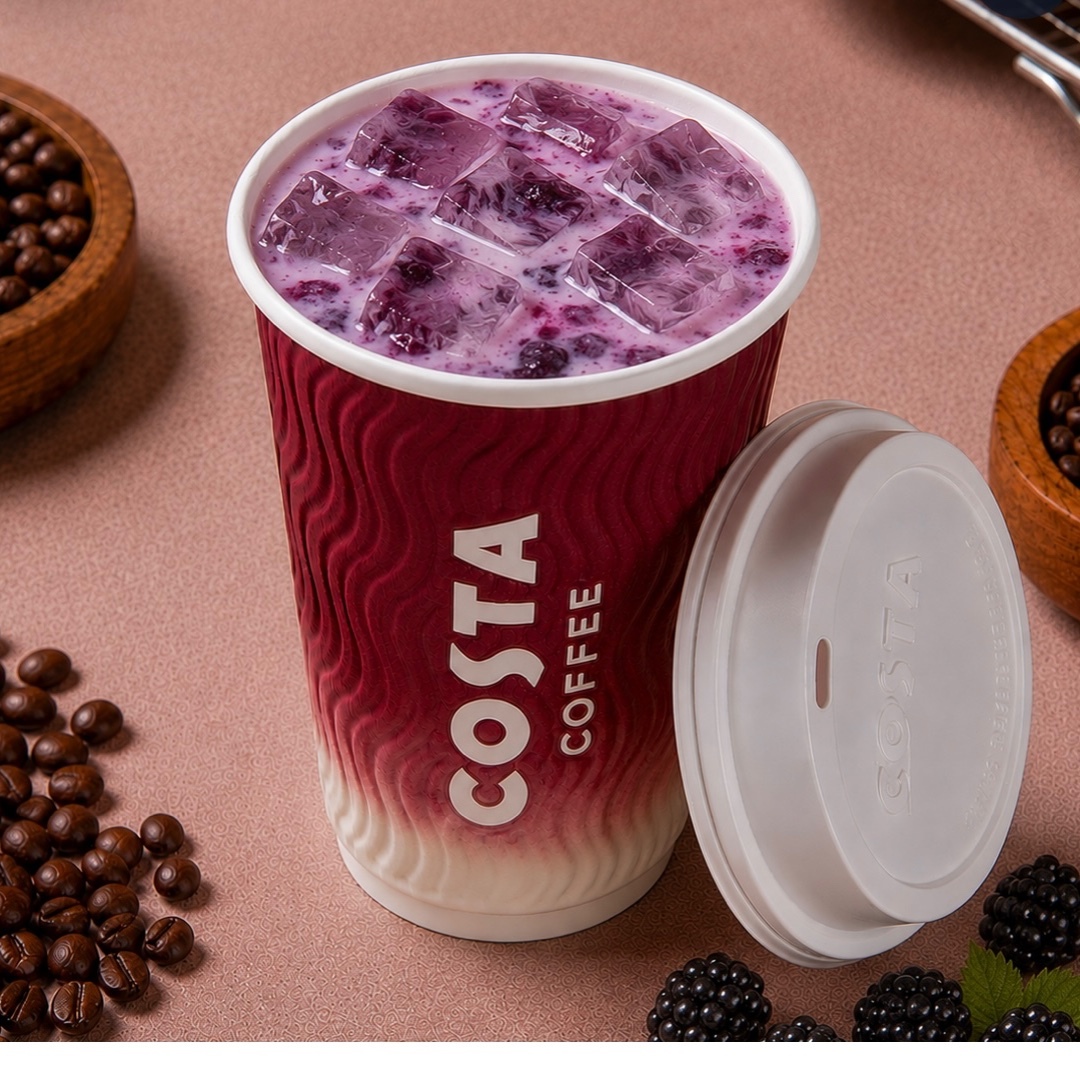 Iced Blackberry Latte