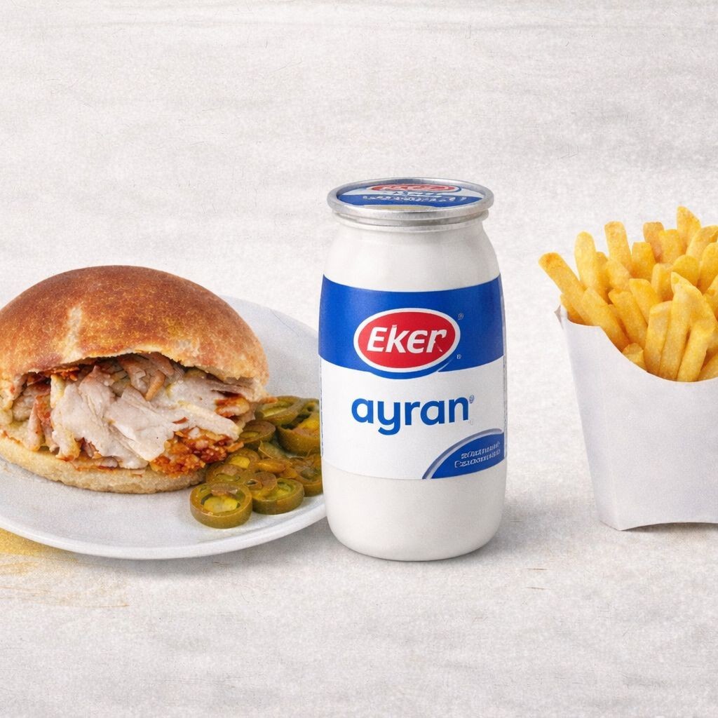 Shawerma Tavuk Döner Menü 2 Ayran