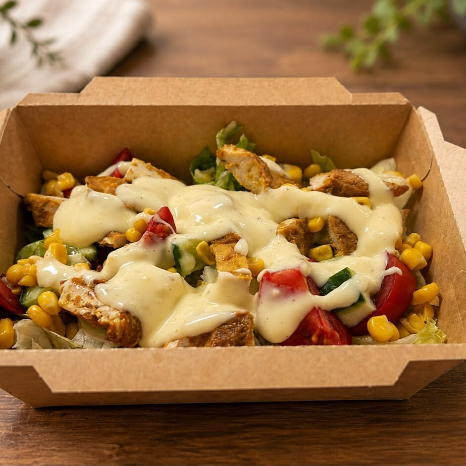 Tavuklu Sezar Soslu Salata