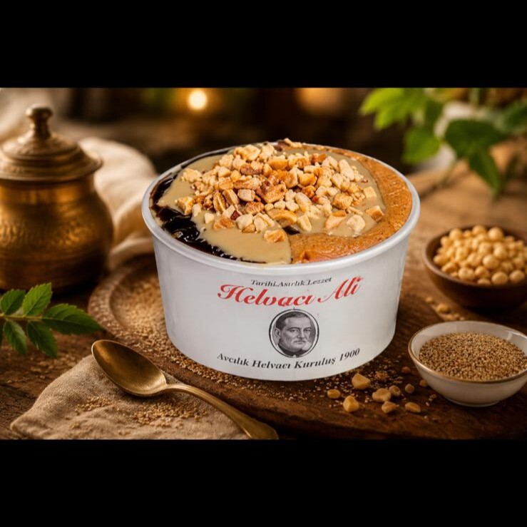 Sade & Çikolatalı İrmik Helvası Dondurmasız (Standart boy 160 gr)