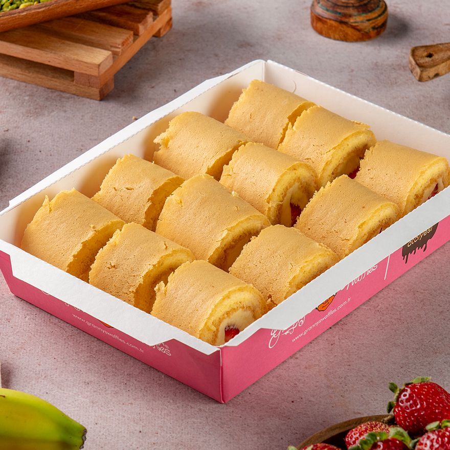 Mini Rulo Pasta (12 Adet)