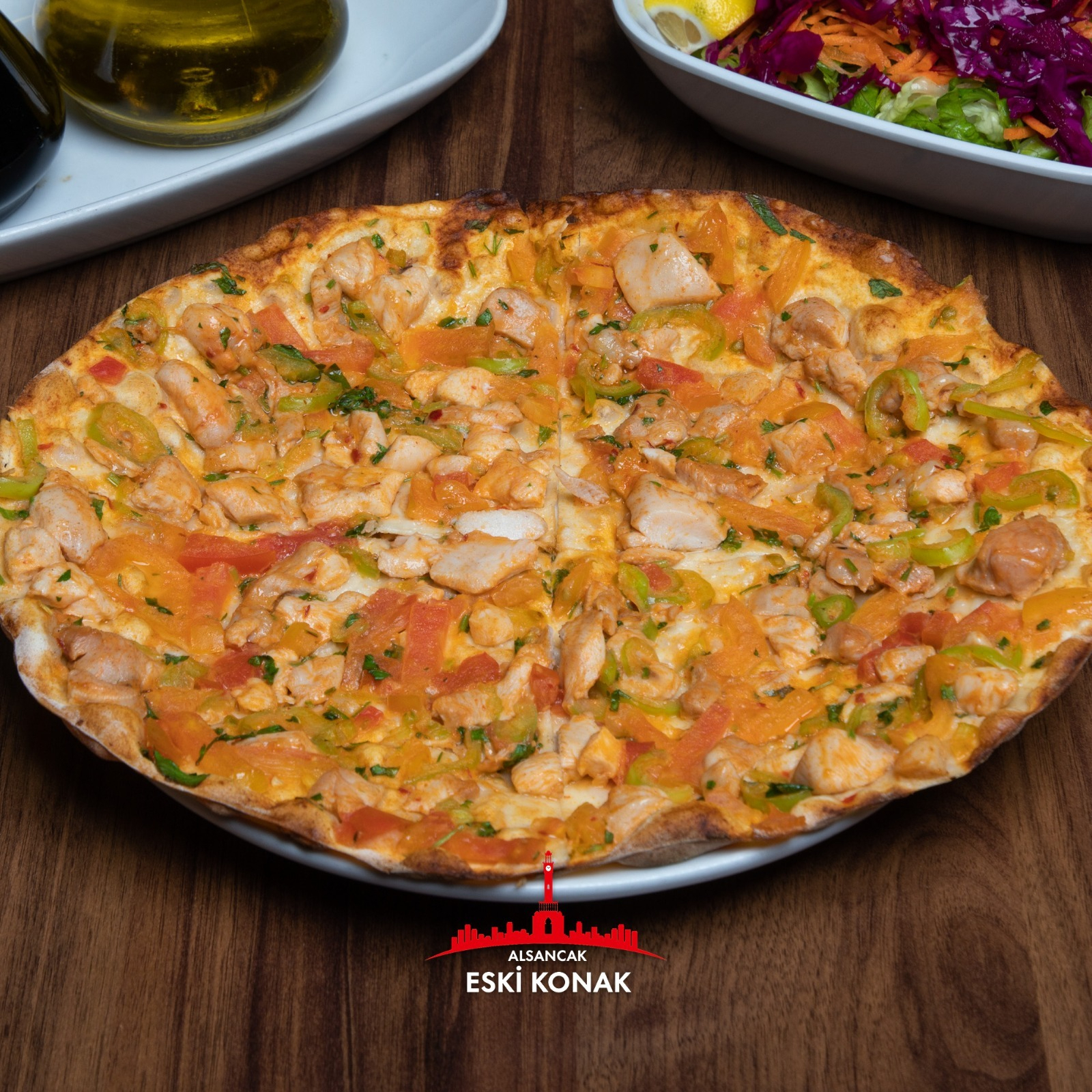 Tavuklu Lahmacun