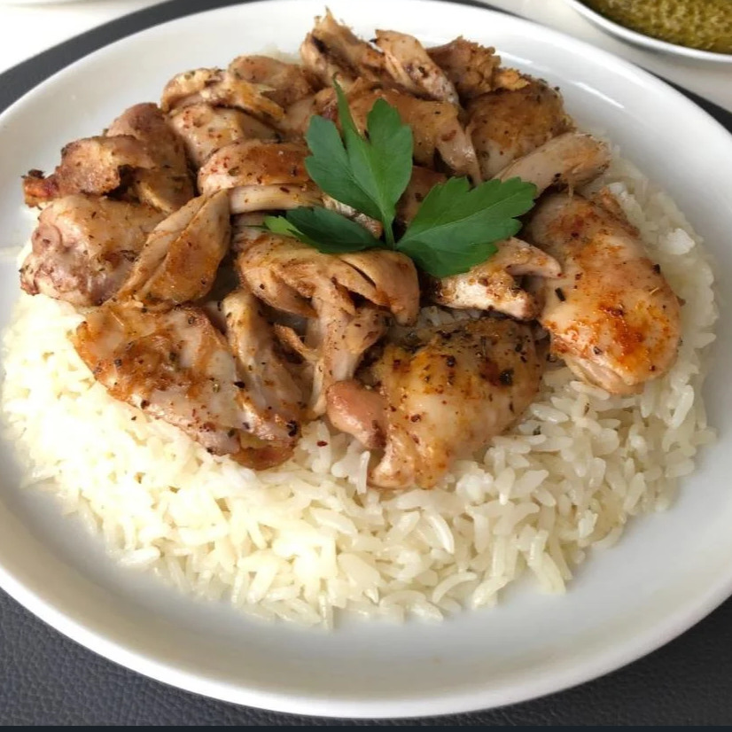 Kremalı Tavuk Pilav