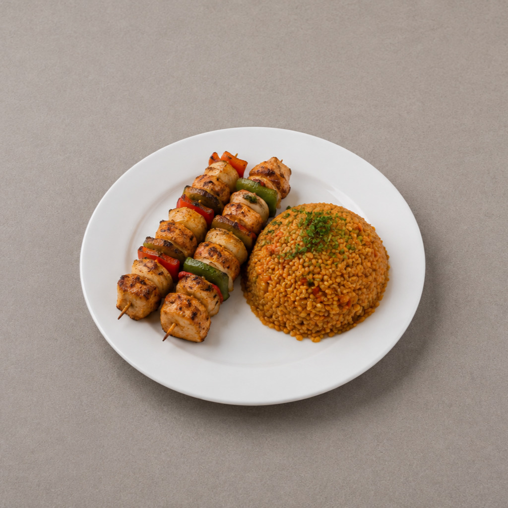 Tavuk Şiş & Bulgur Pilavı