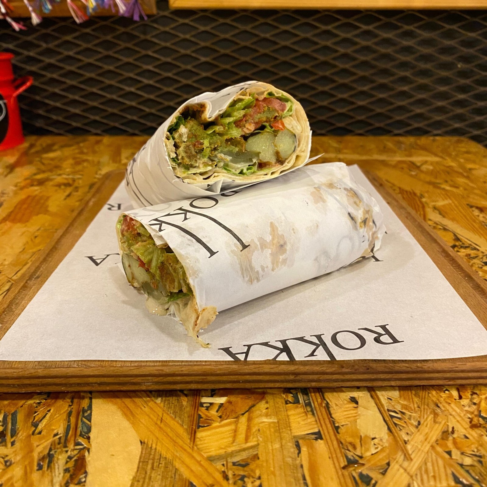 Falafel Patlıcanlı Dürüm (Vegan)