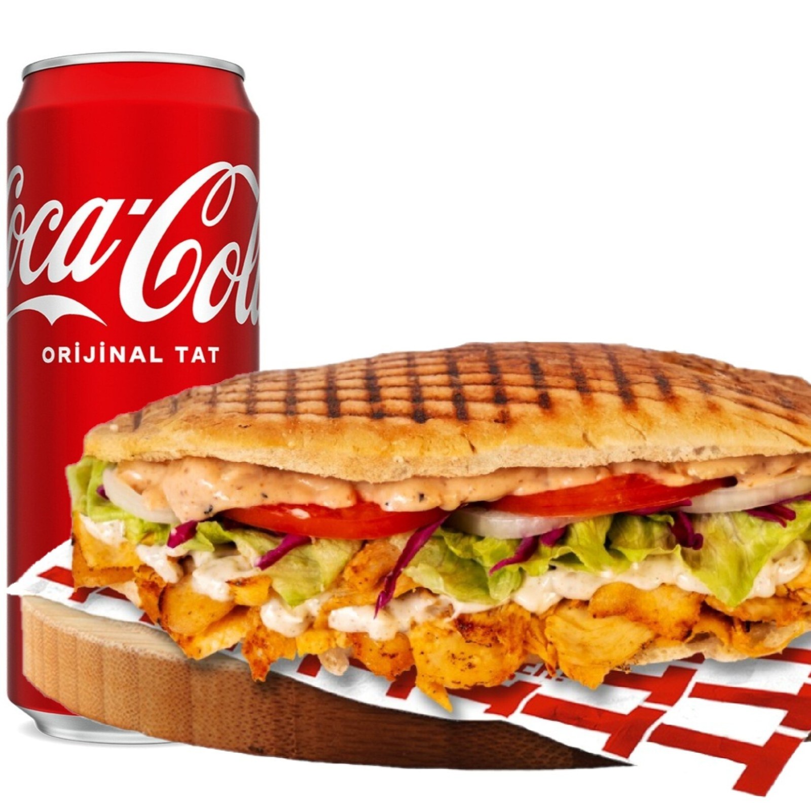 Berlin TavukDönerli + Coca Cola