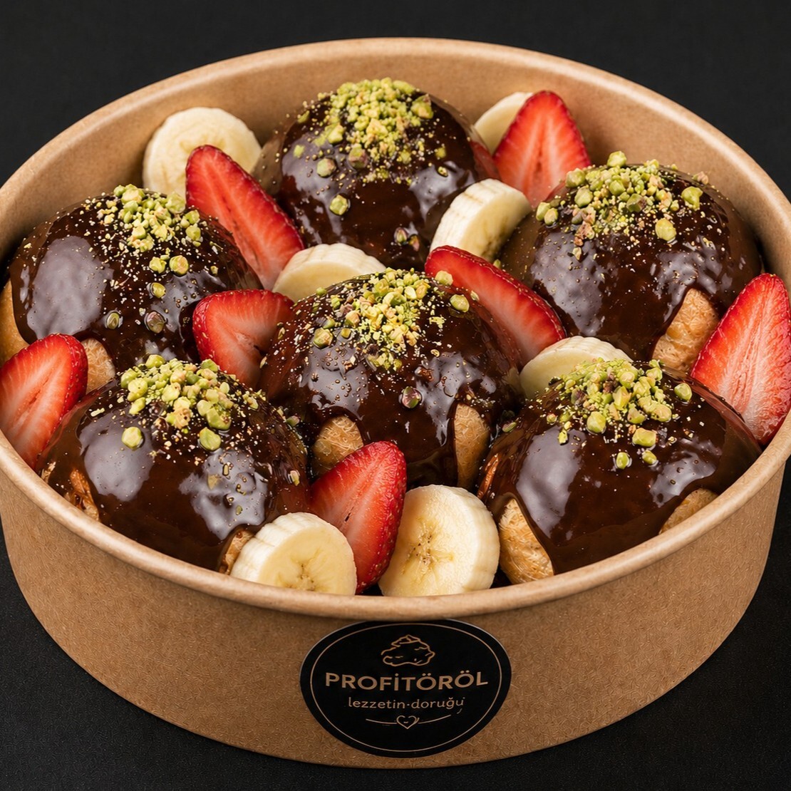 Meyveli Kova Profiterol (6 Top)