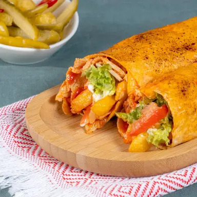 Özel Hatay Soslu Dürüm (60 gr.) + Ayran