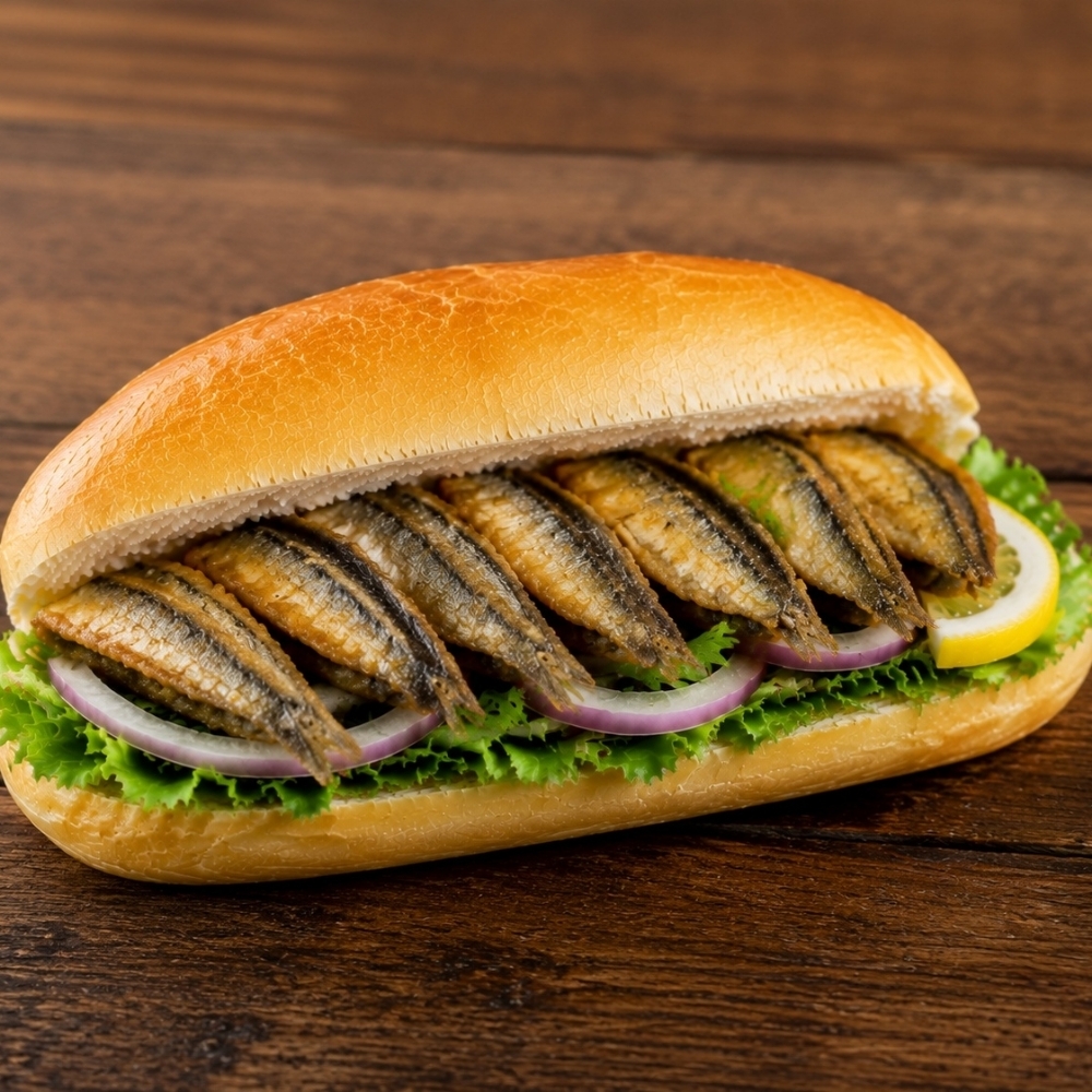 Hamsi Tava Ekmek Arası