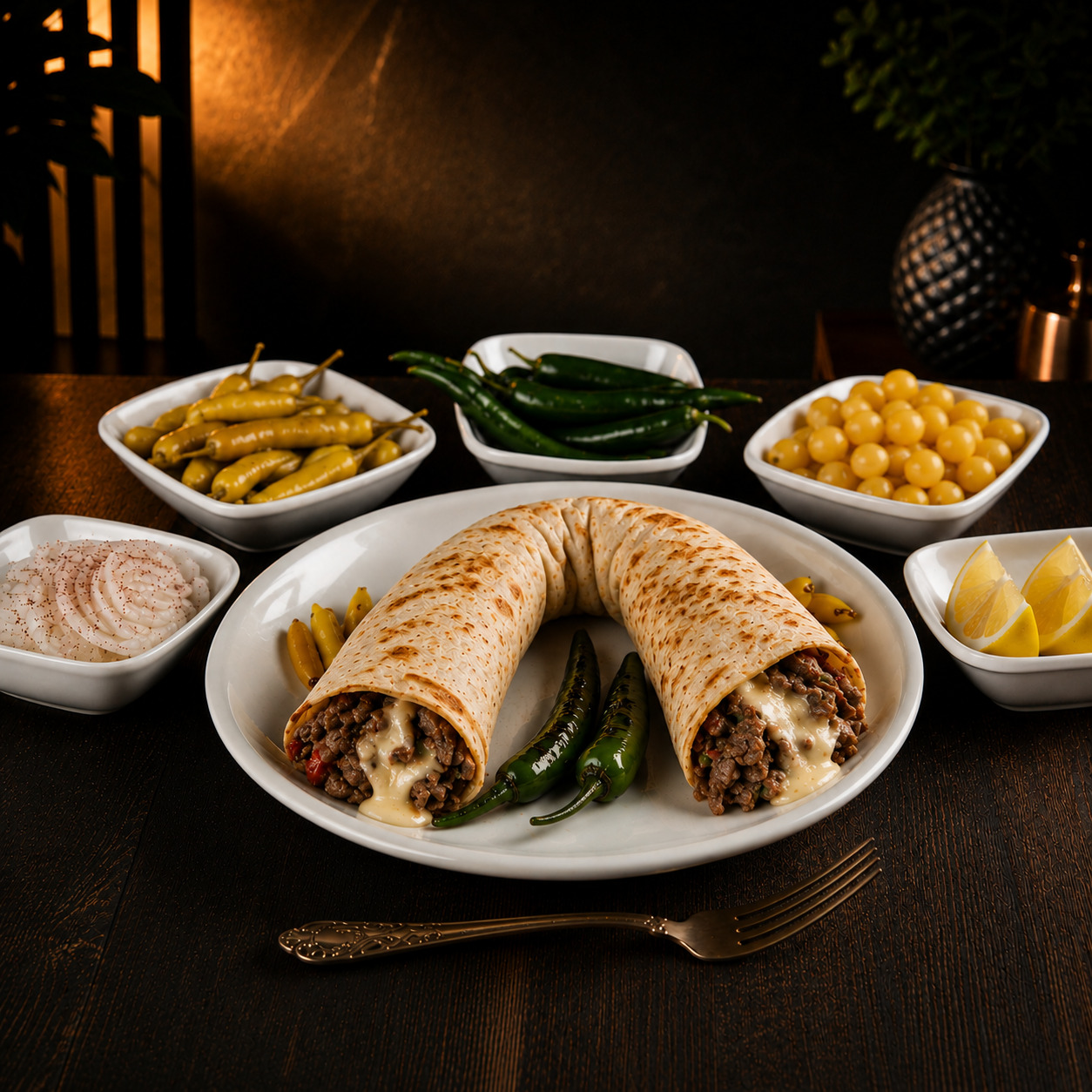 Kaşarlı Et Tantuni Dürüm