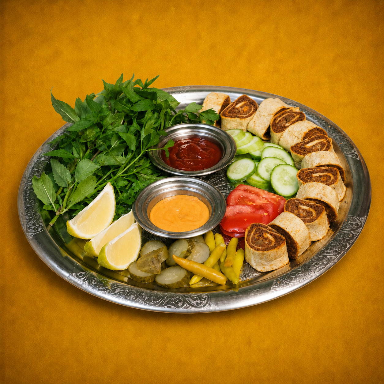 (Etli) Sushi Çiğ Köfte