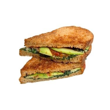 Kızarmış Domates & Avokadolu Tost (Vegan & Vejetaryen)
