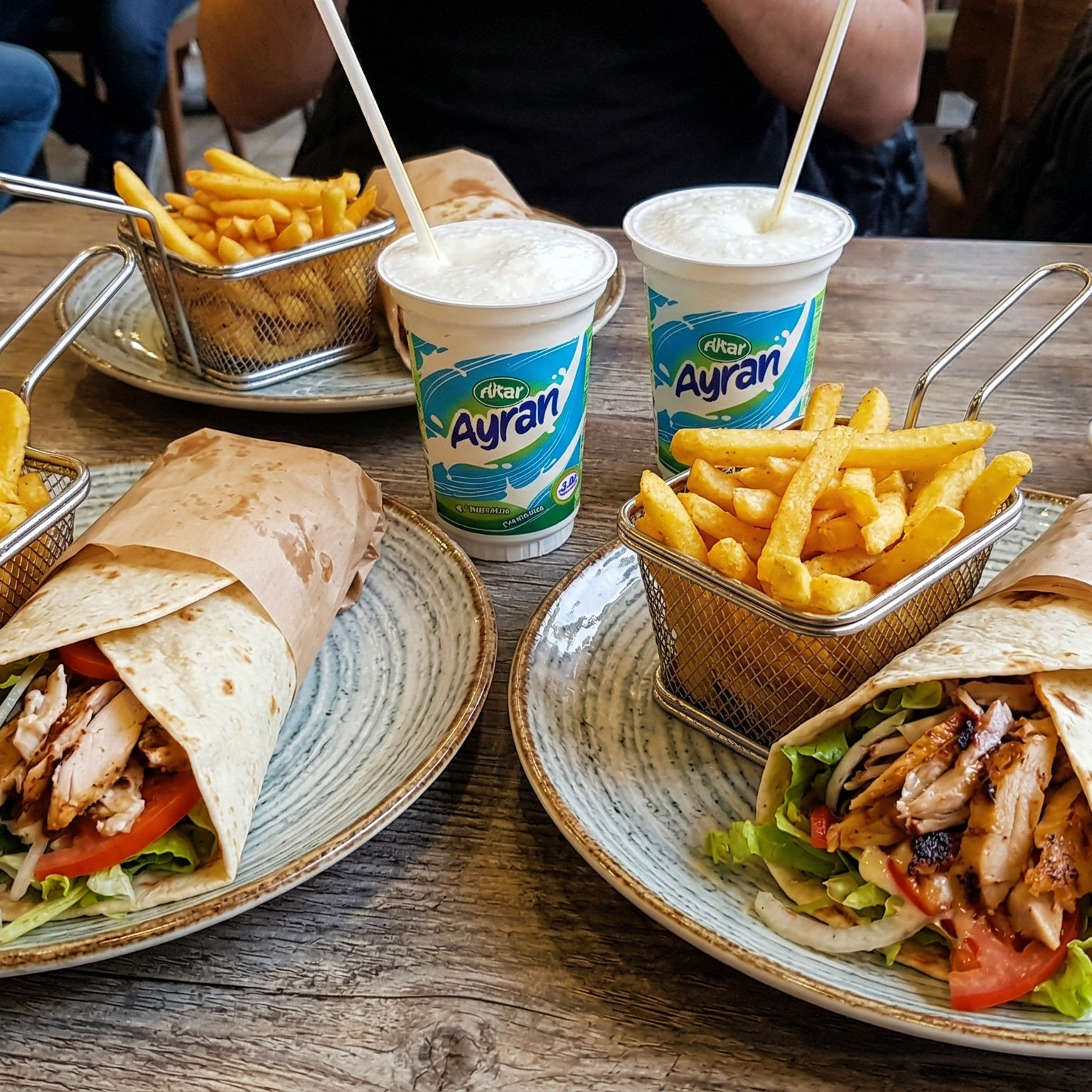2'li Tavuk Döner Dürüm Menü