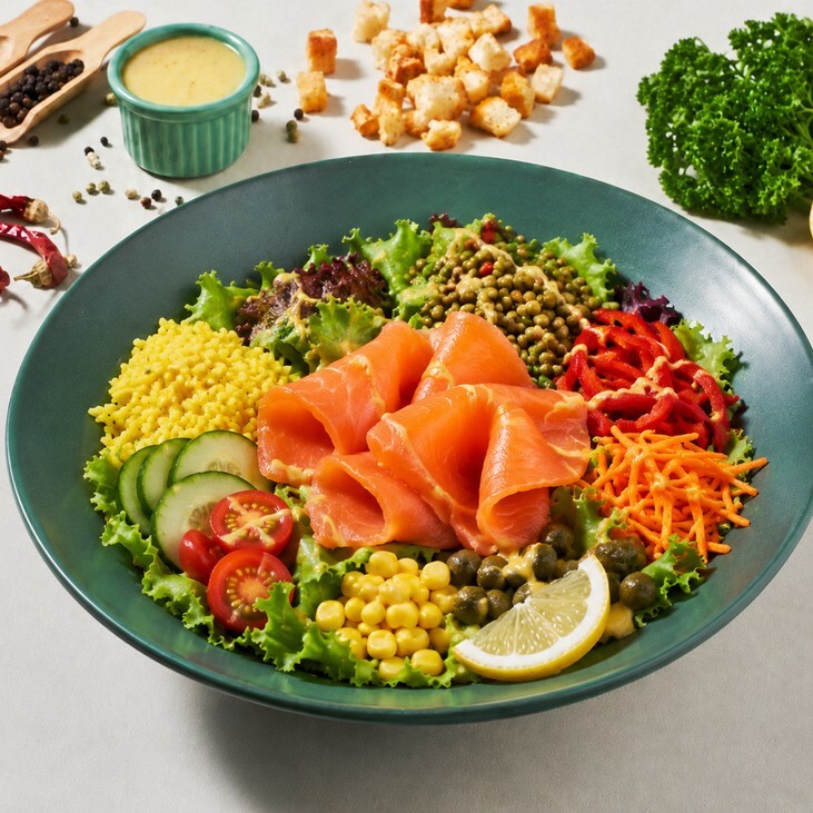 Let's Somon Füme Salata