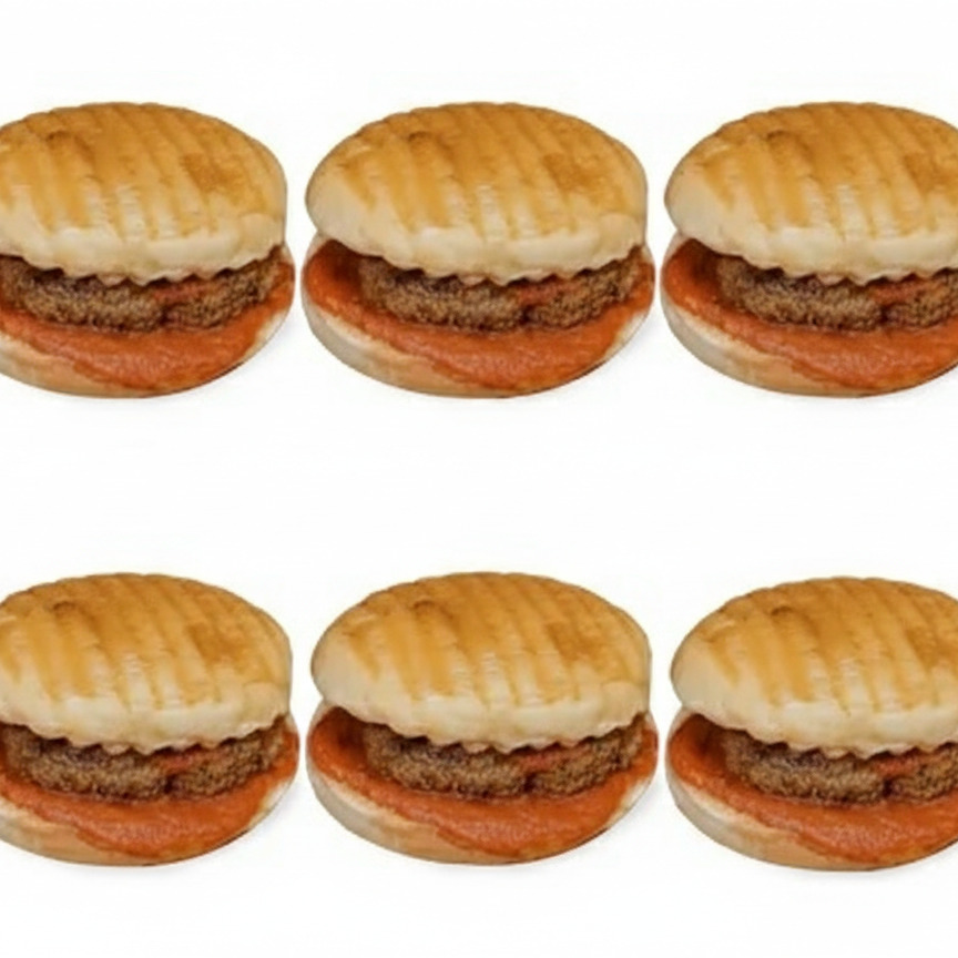 6 Adet Islak Hamburger