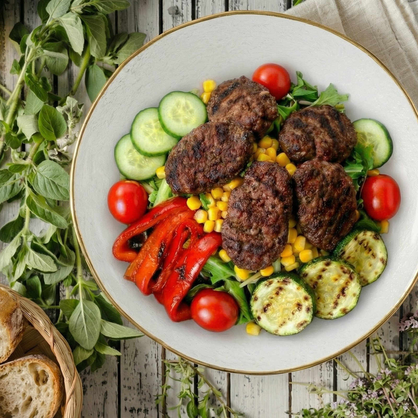 Köfteli Salata