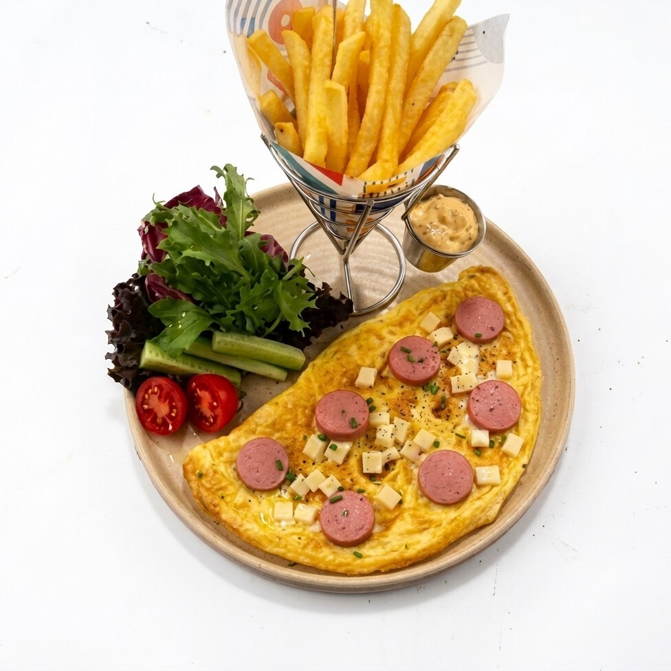 Sosisli Omlet