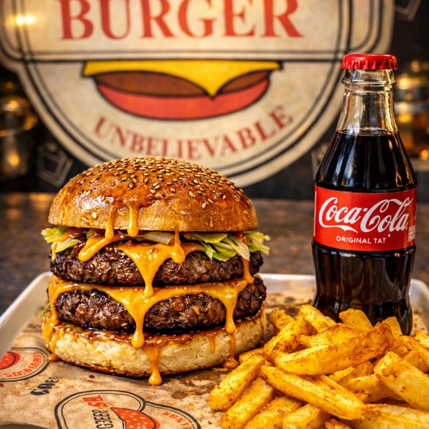 After Dinner Big Burger Menü