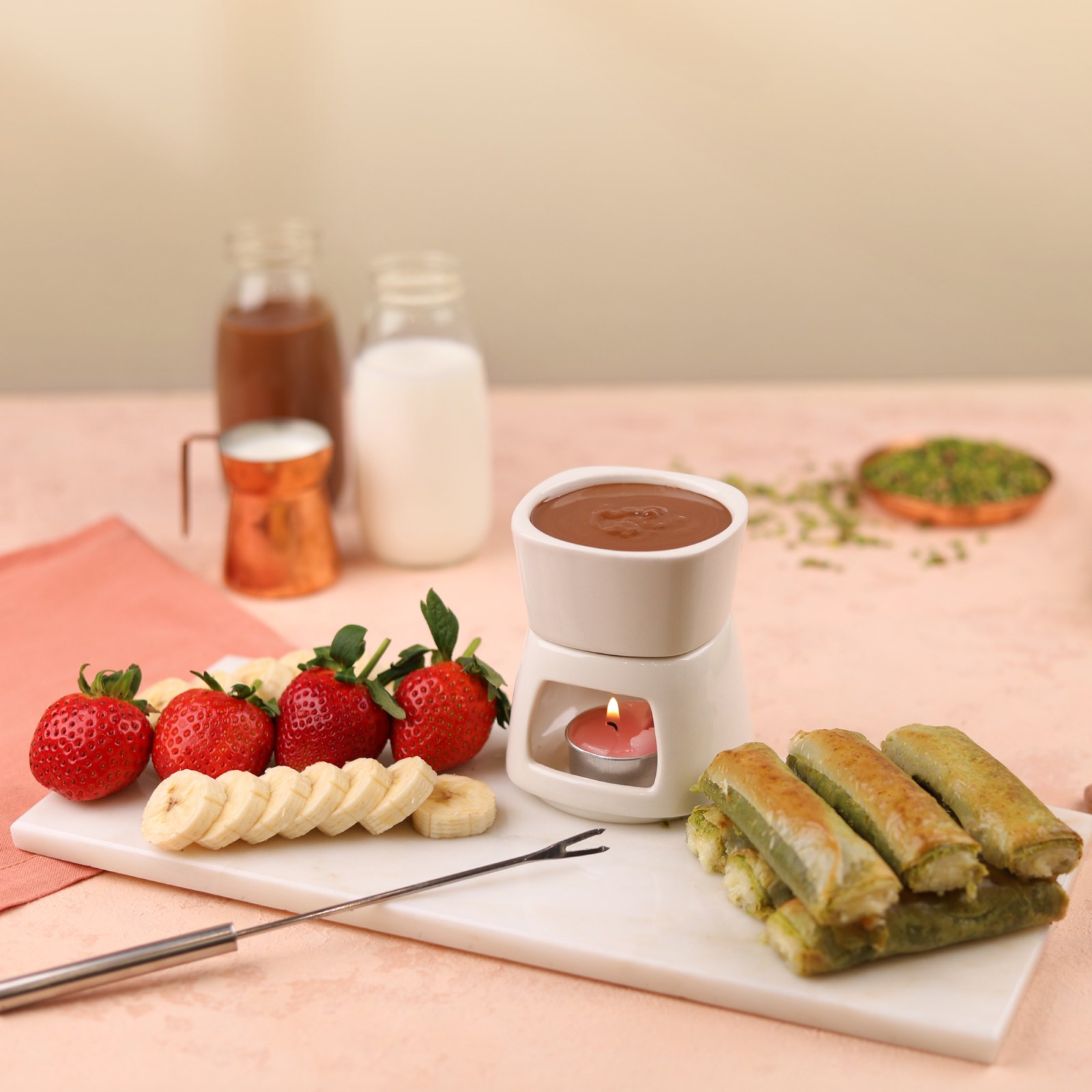 Fondü Çubuk Katmer (2 Kişilik)