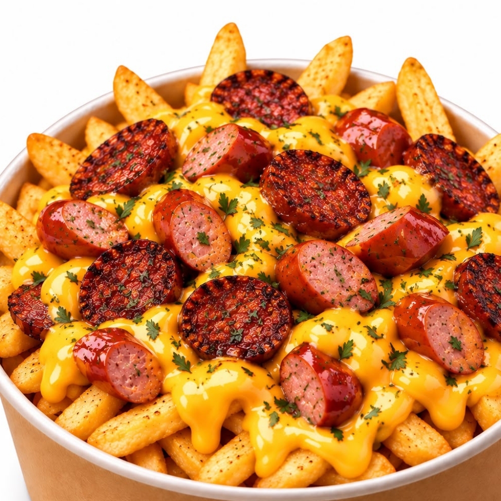 Sucuklu Sosisli Fries