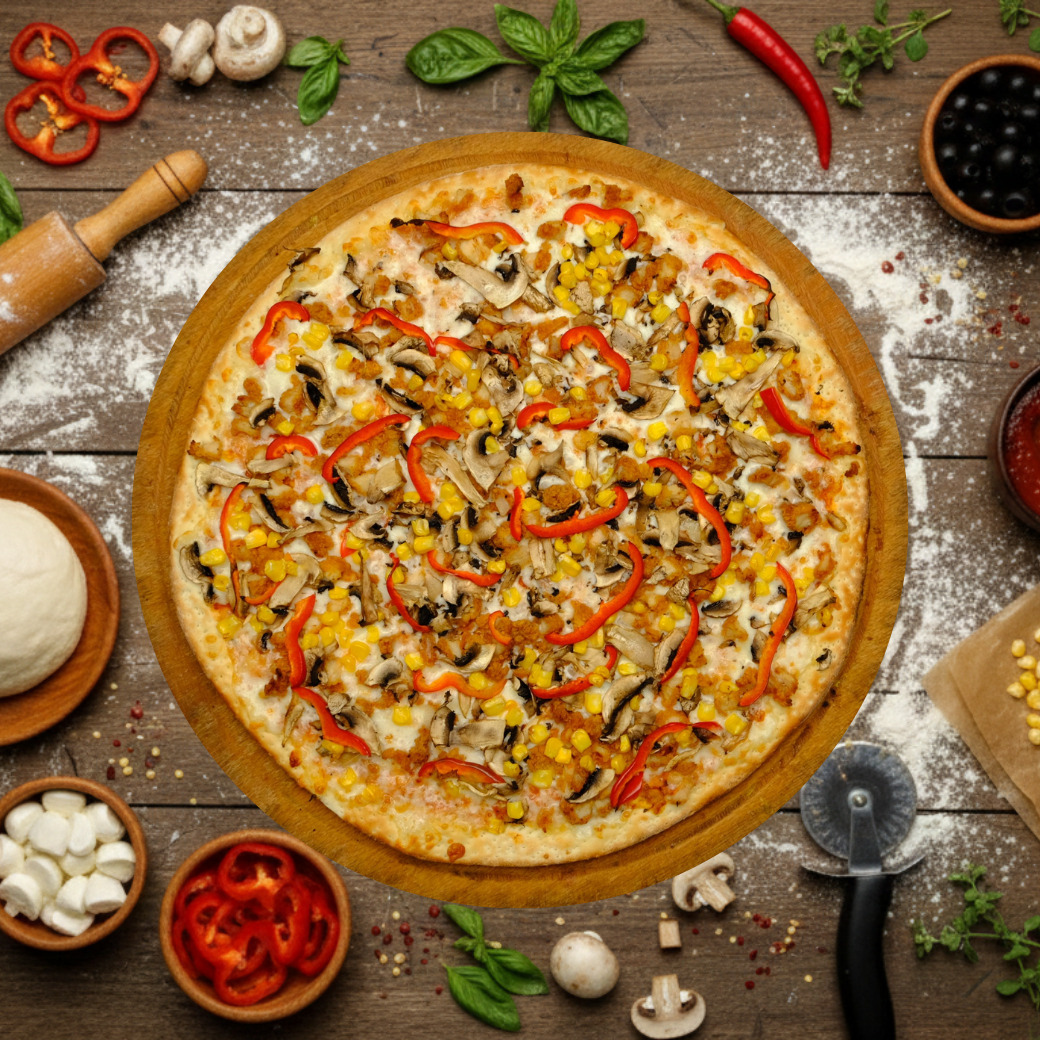 Tavuklum Pizza (Büyük)