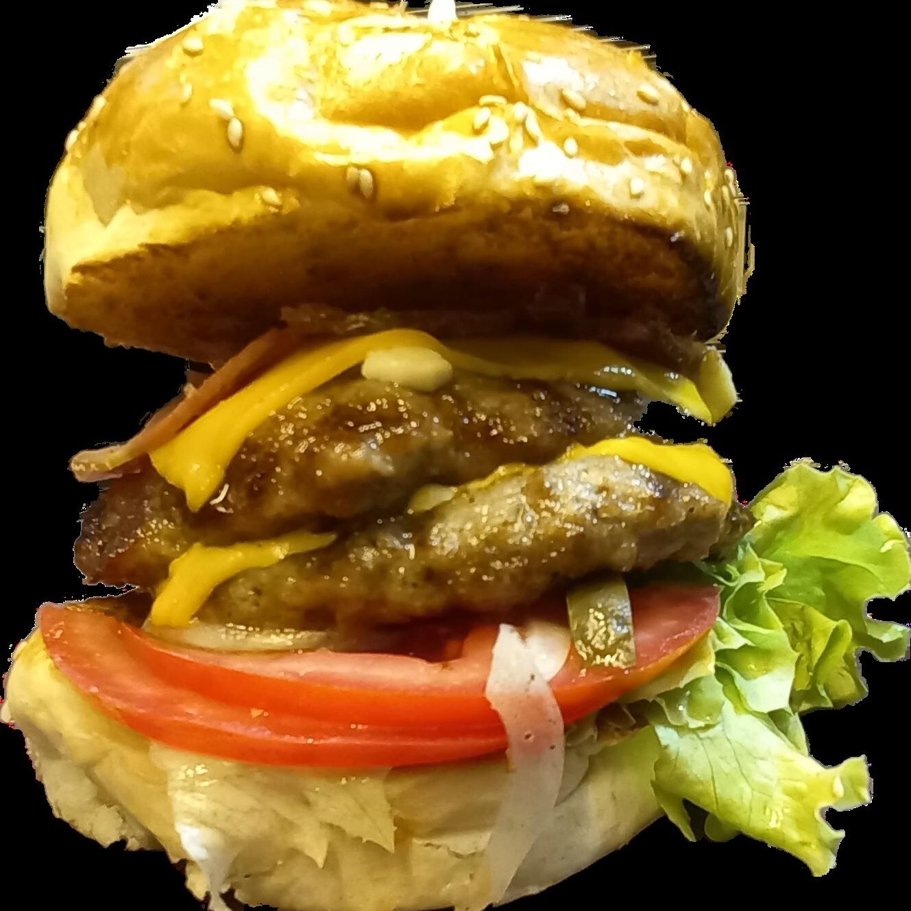 Mushroom & Cheese Burger Menü