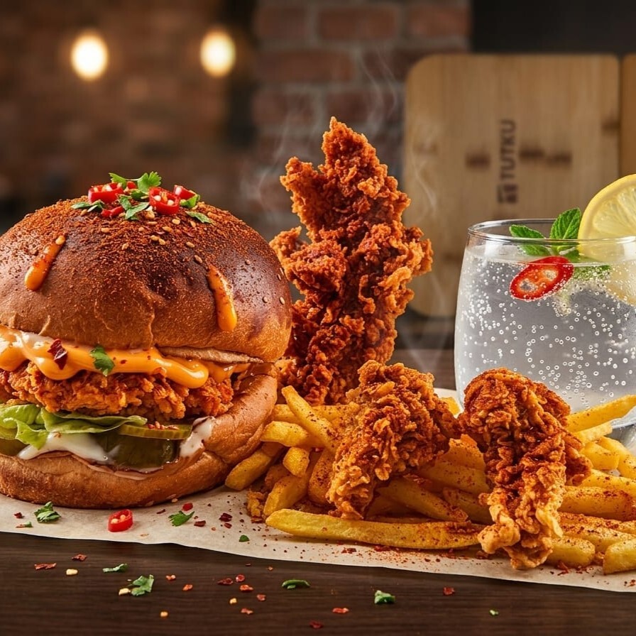 Flaming Hot Burger Mix