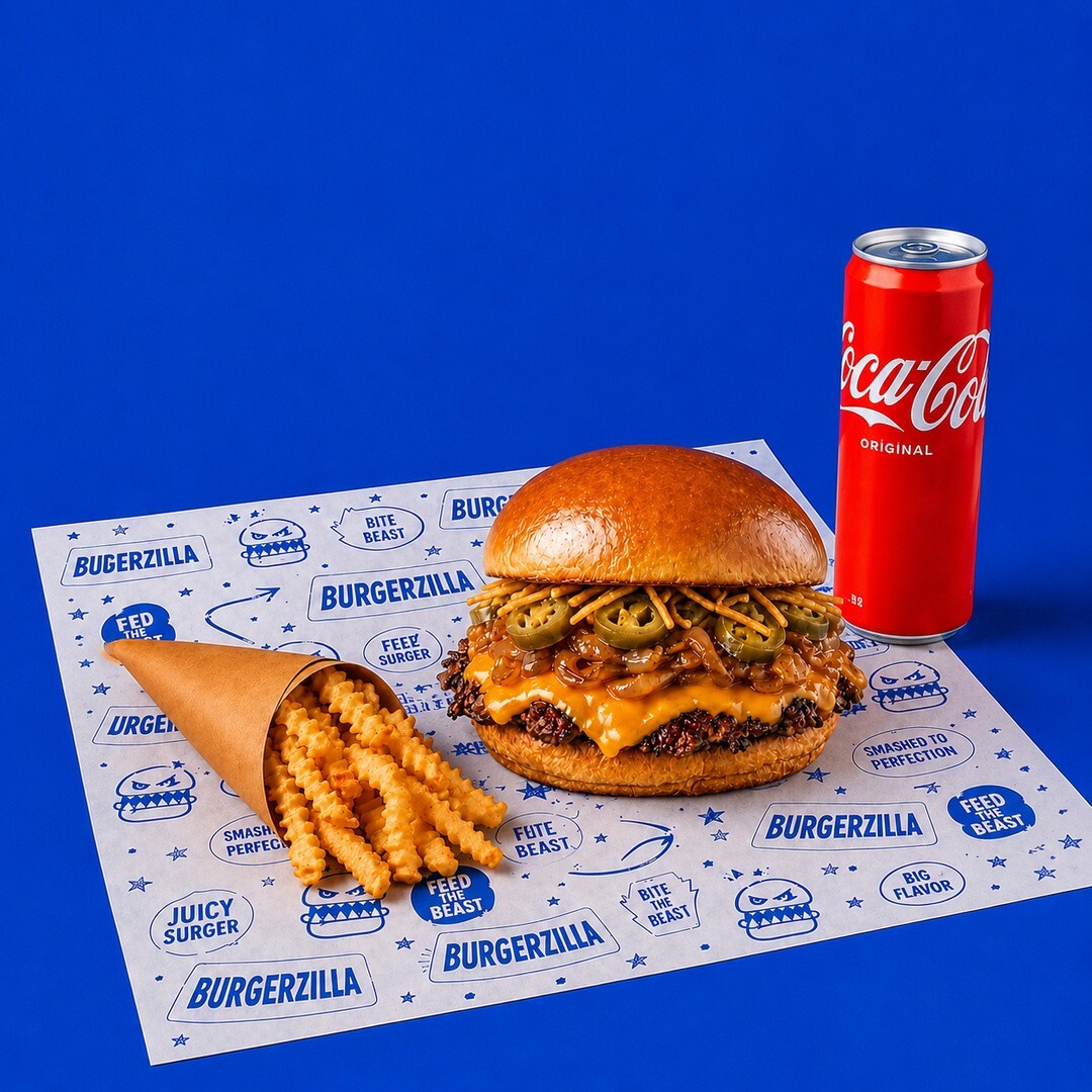 Single Chipotle Smash Burger & Tırtıklı Patates