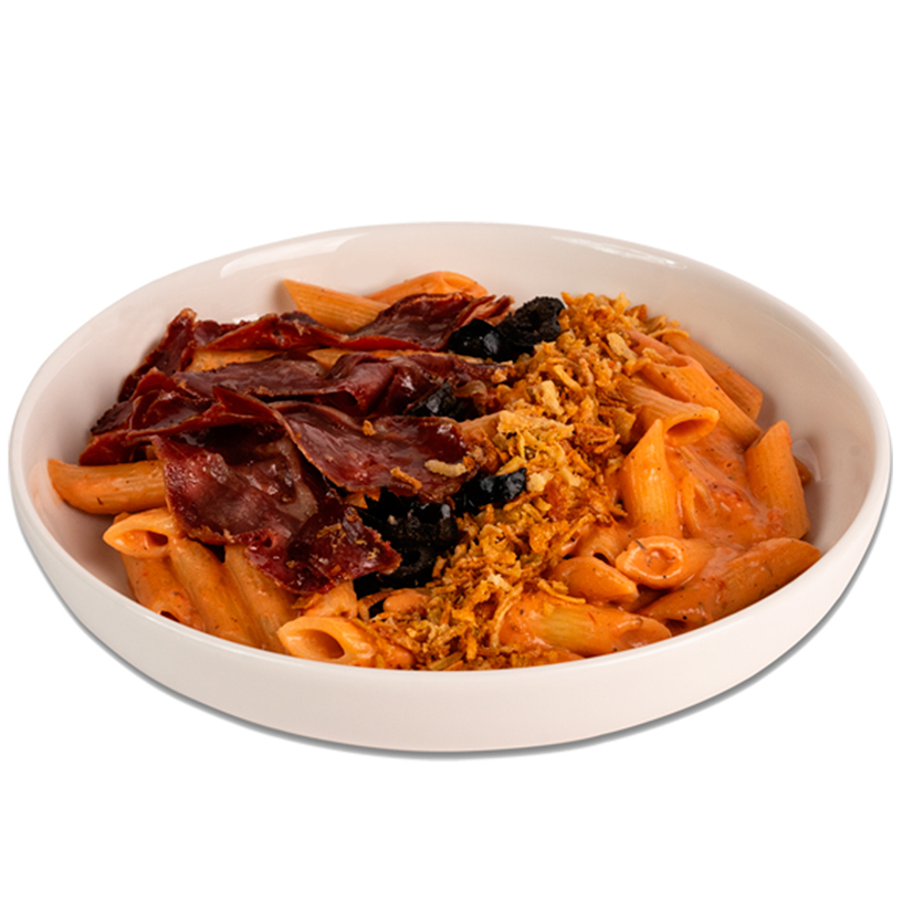 Pastırmalı Kıtır Soğanlı Penne