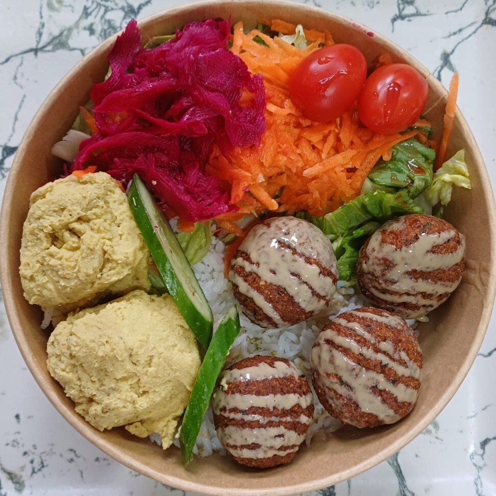 Yeni BP 4 Falafel 2 Humus & New BP Falafel Hummus