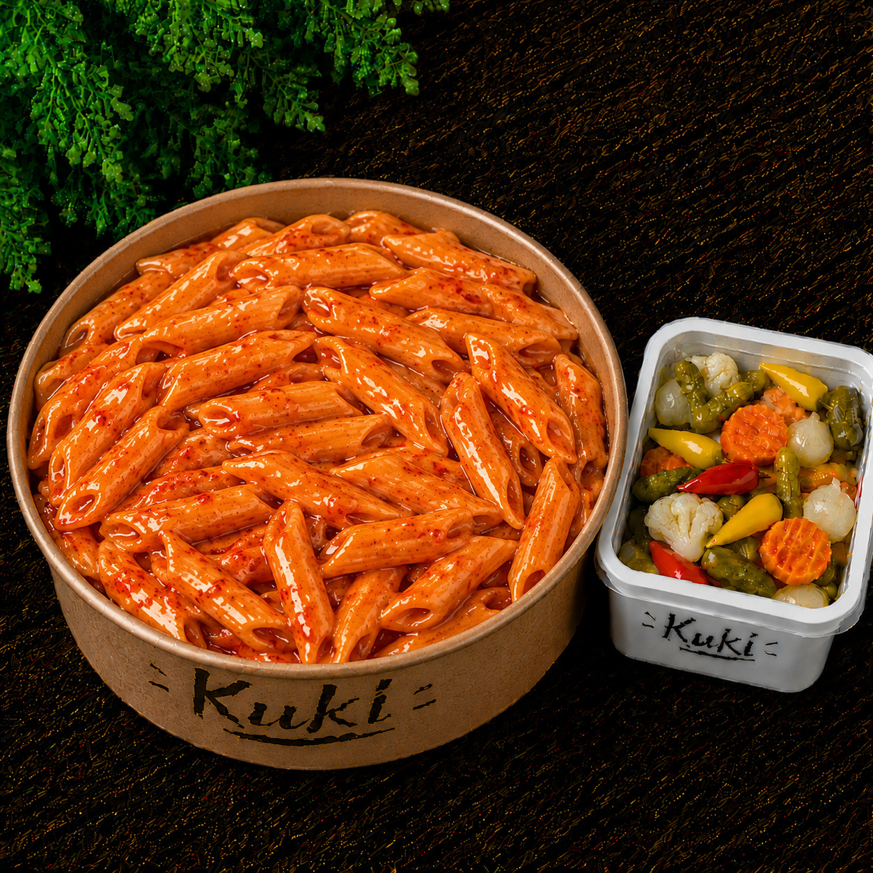 cajun soslu ve kremalı makarna 350gr