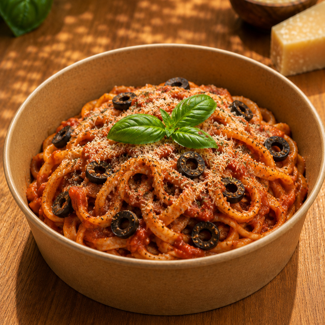 El Yapımı Arrabbiata Fettuccine (Büyük)