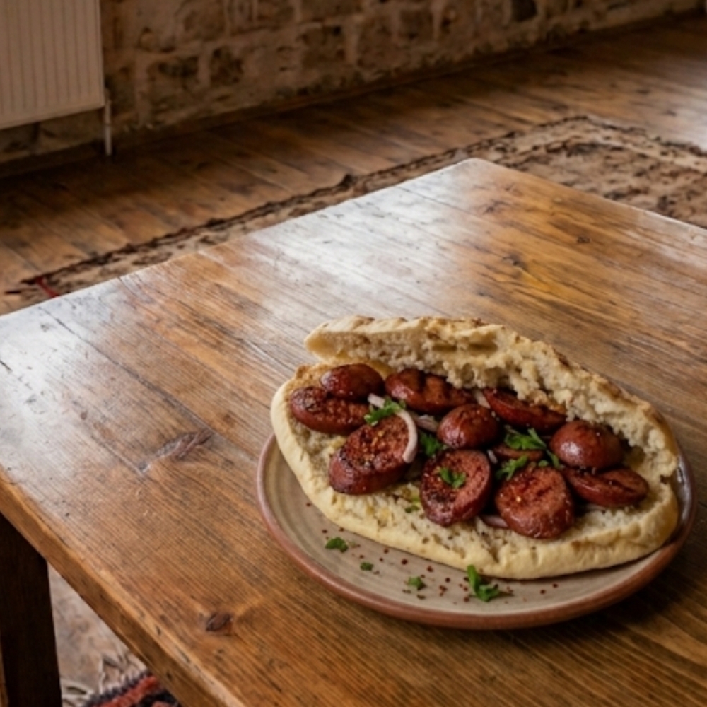 Bazlama Sucuklu tost