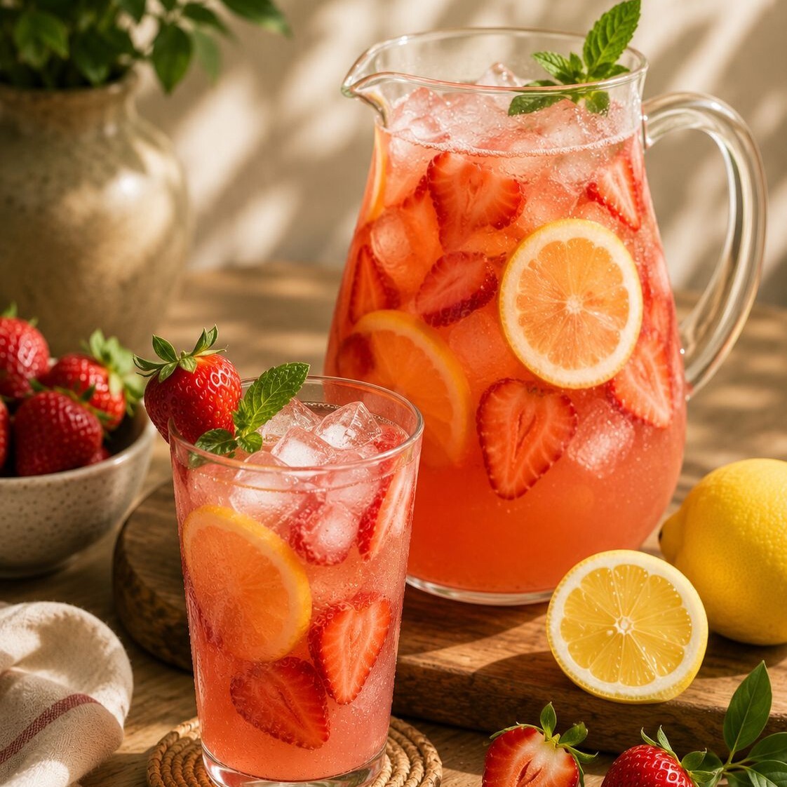 Çilekli Limonata