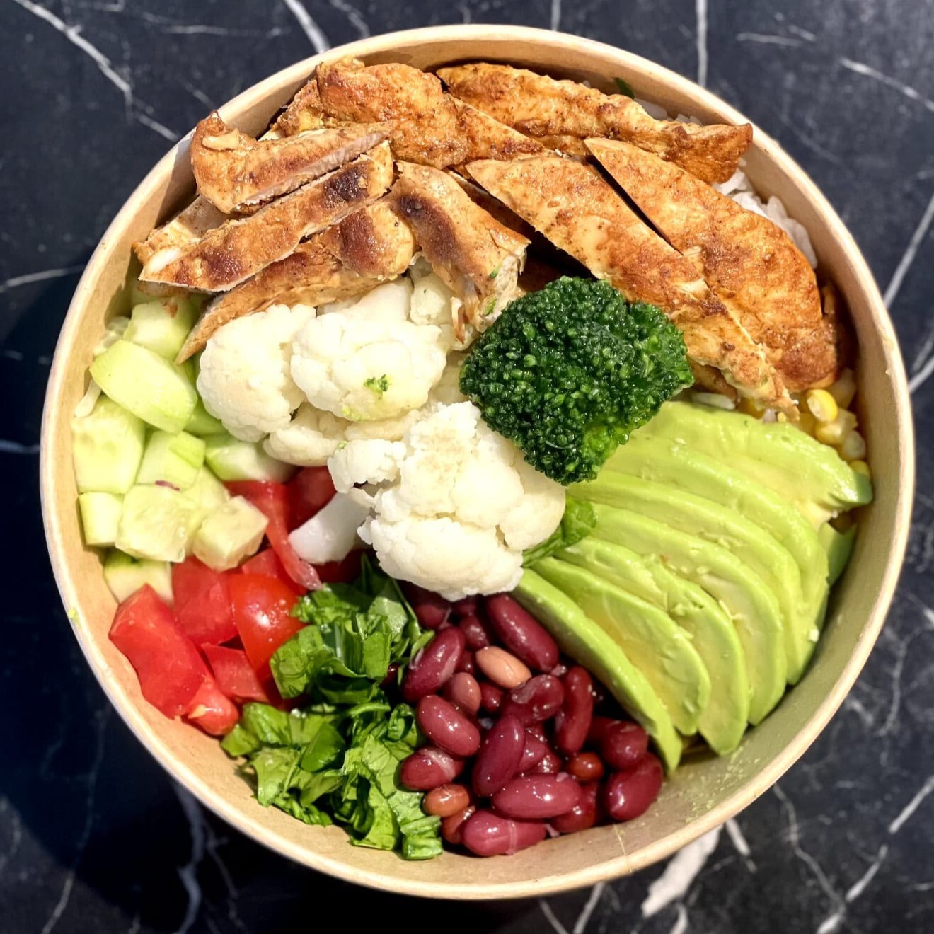 Proteini Bol Bowl Tabağı