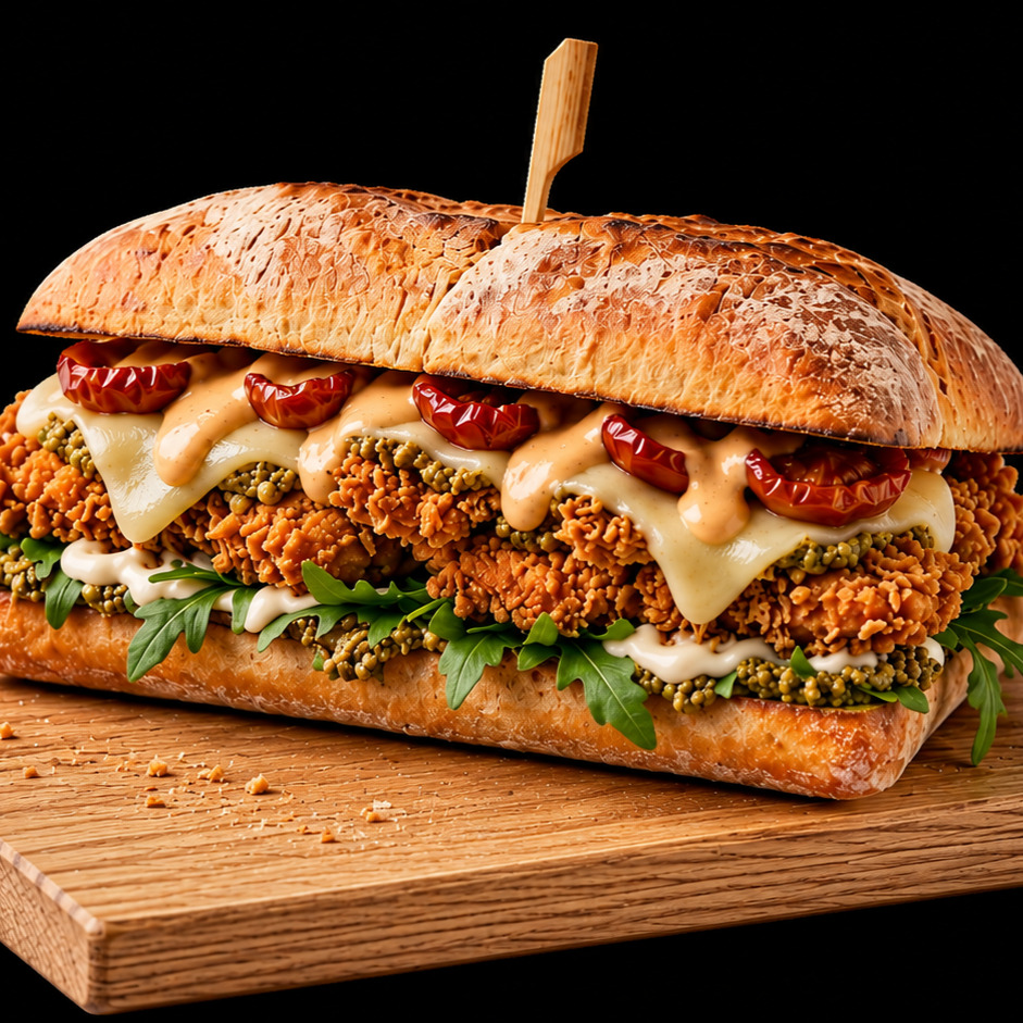 Çıtır Tavuk Special Ciabatta Sandviç