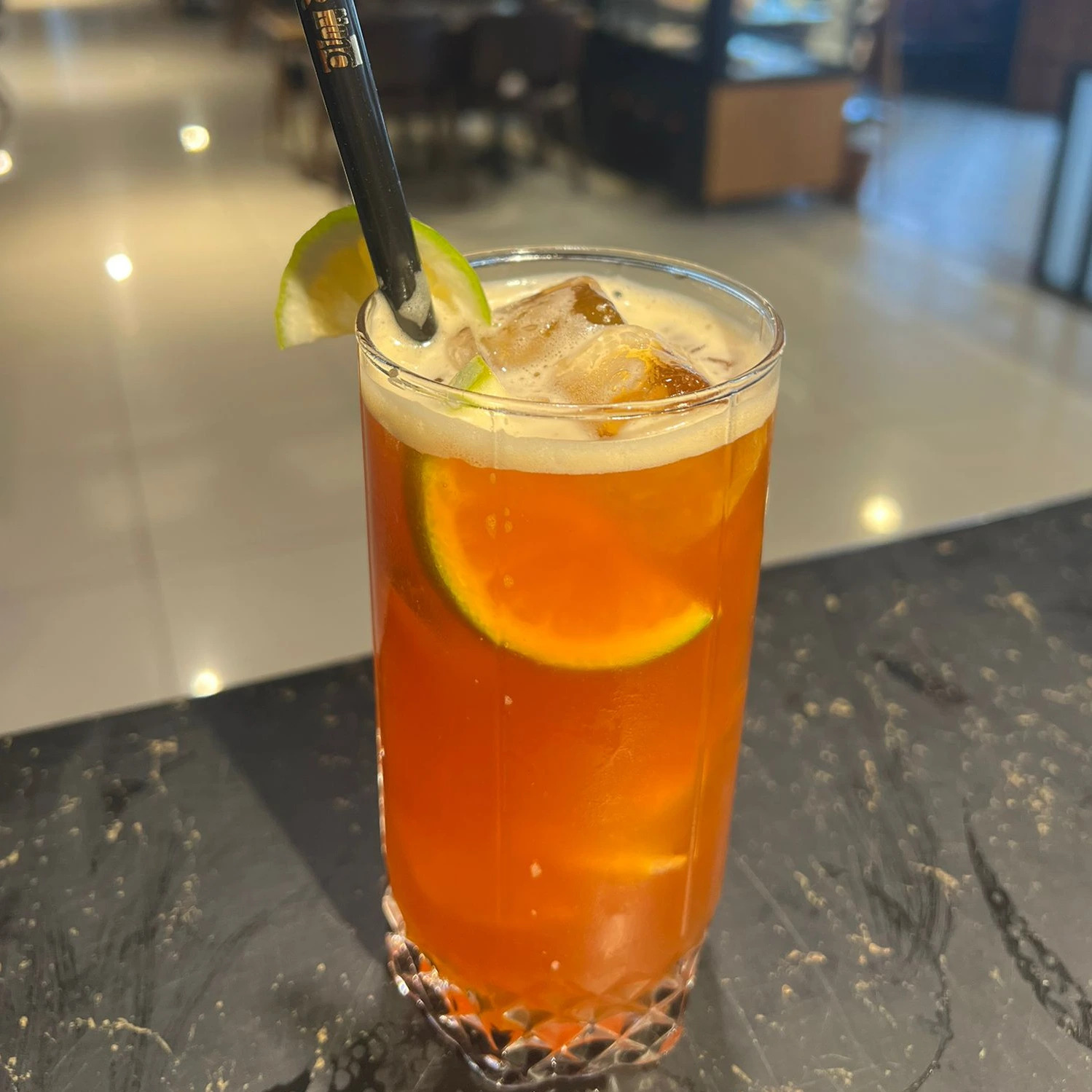 El Yapımı Mango Ice Tea