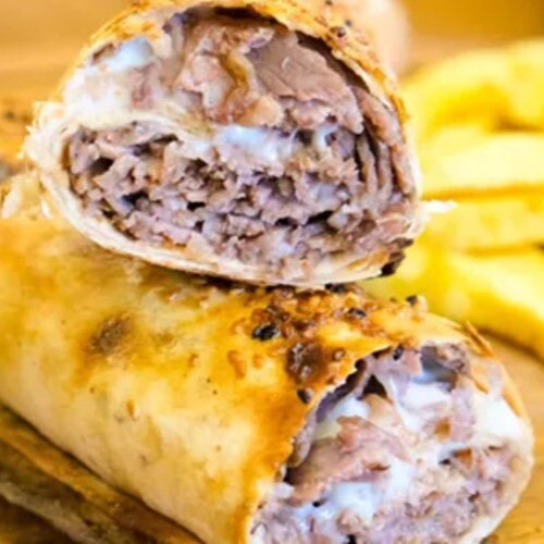 Kaşar Cheddar Et Döner Dürüm Gurme Yaprak Döner