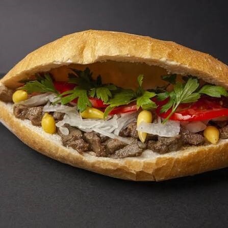 Arnavut Ciğeri Büyük Sandaviç Ekmek